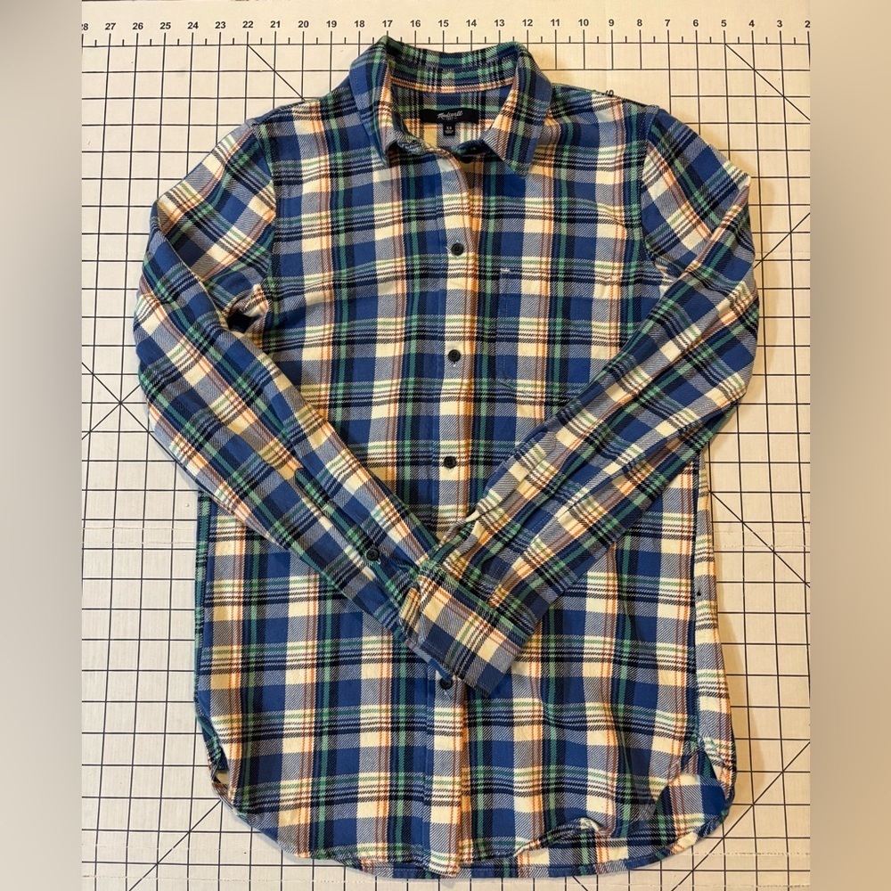 New Madewell by J. Crew‎ Women’s XS Plaid Flannel Shirt